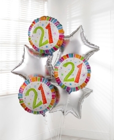 21st Birthday Balloon Bouquet**