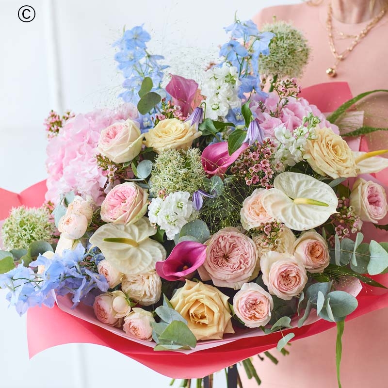 Hand Tied Bouquet Pastels 3