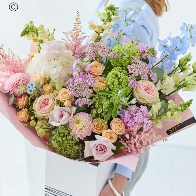 Hand Tied Bouquet Pastels 3